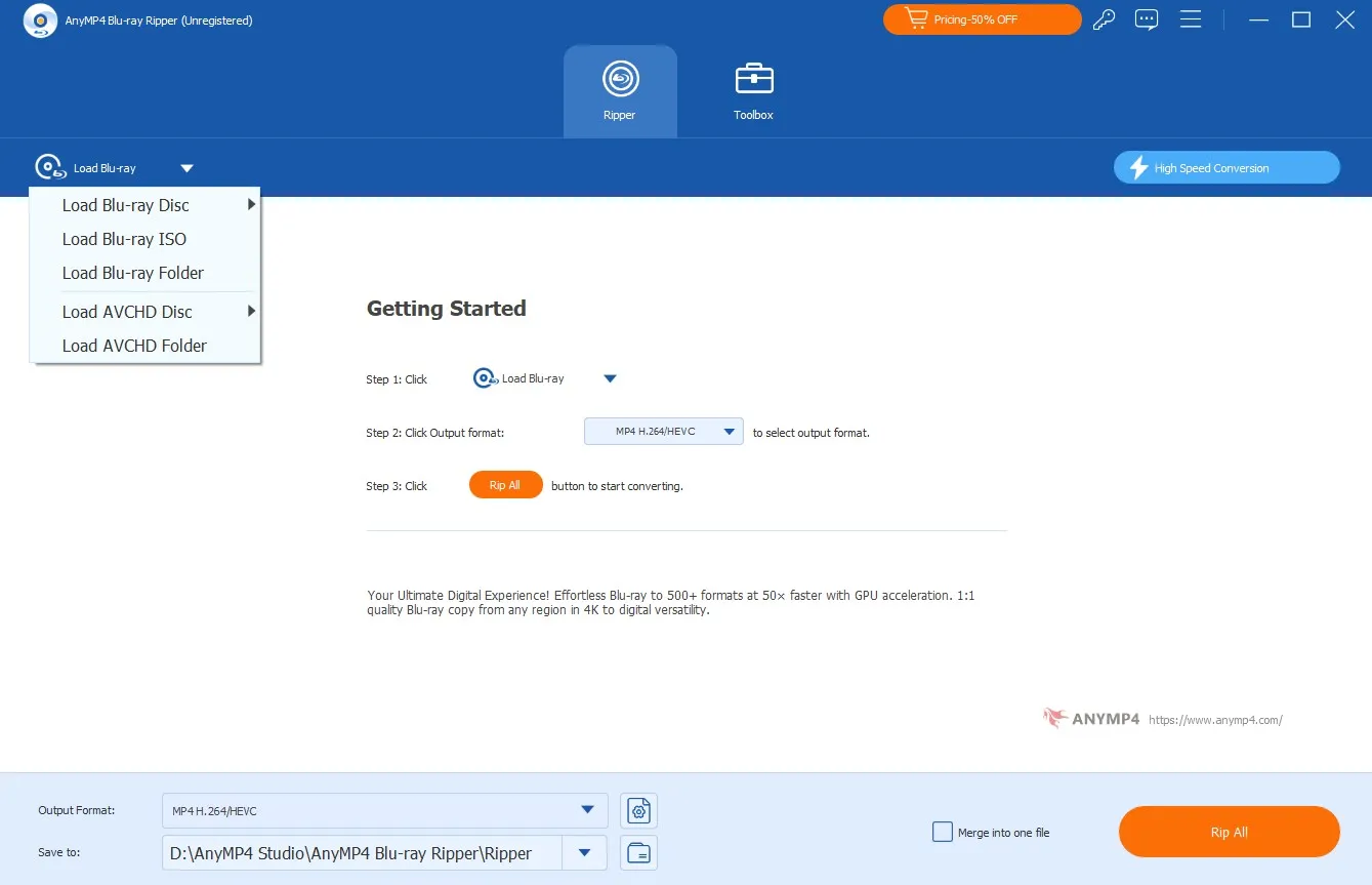 How to Rip 3D Blu-ray to MKV using AnyMP4 Blu-ray Ripper