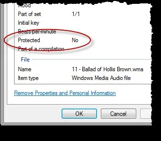 DRM protection: Music and Video Files