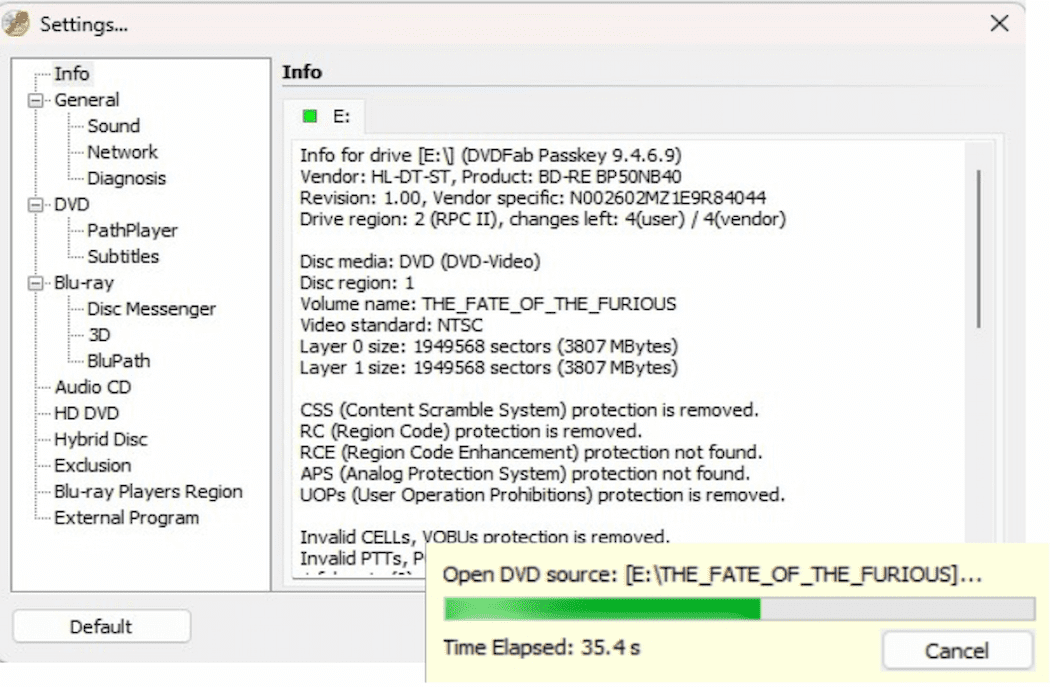 Remove Advanced DVD Copy Protection with DVDFab Passkey for DVD