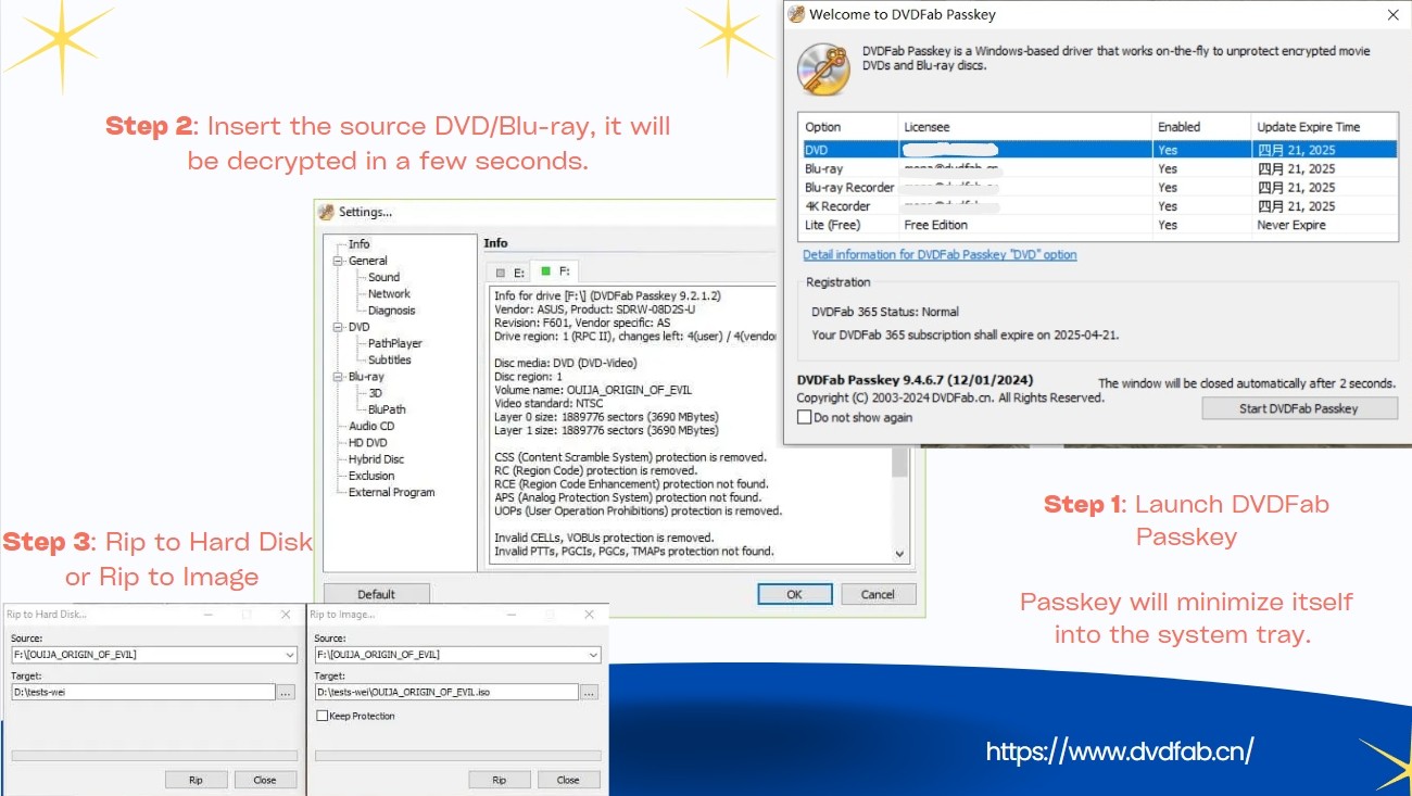 How to use AnyDVD alternative: DVDFab Passkey