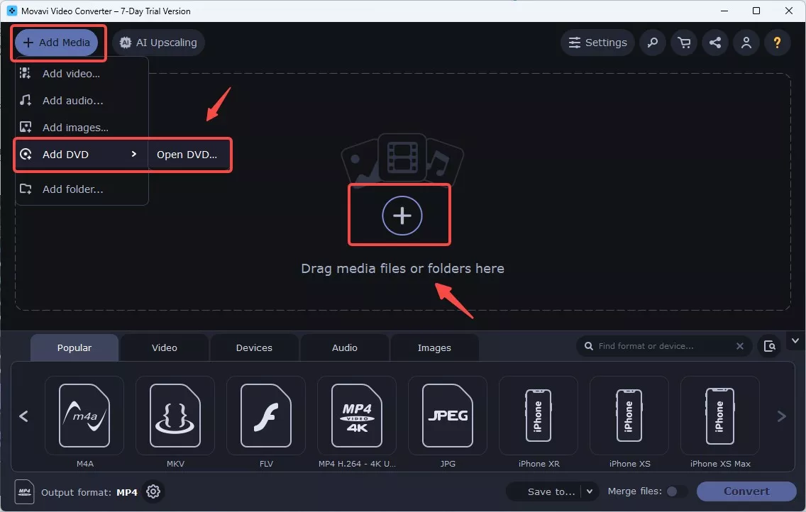 Video Converters with DVD Ripping Modules: Movavi video converter