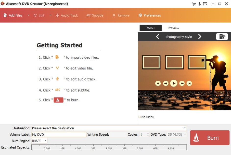 How to Convert MP4 to DVD Video with Aiseesoft DVD Creator