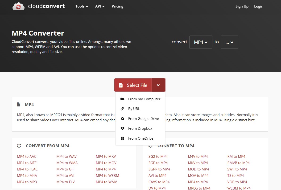 How to Convert BDMV to MKV/MP4 online
