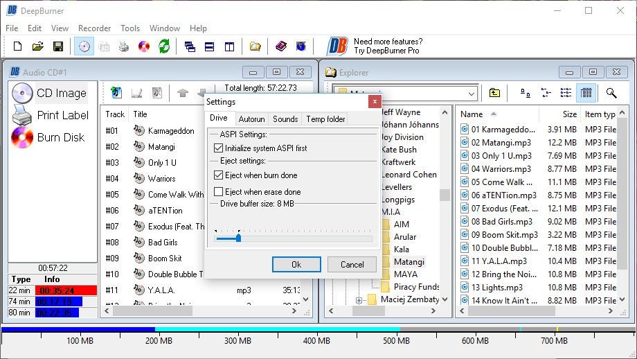 free DVD burner software:DeepBurner