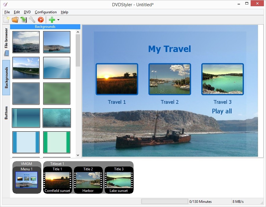 Best DVD burner software: DVD Styler