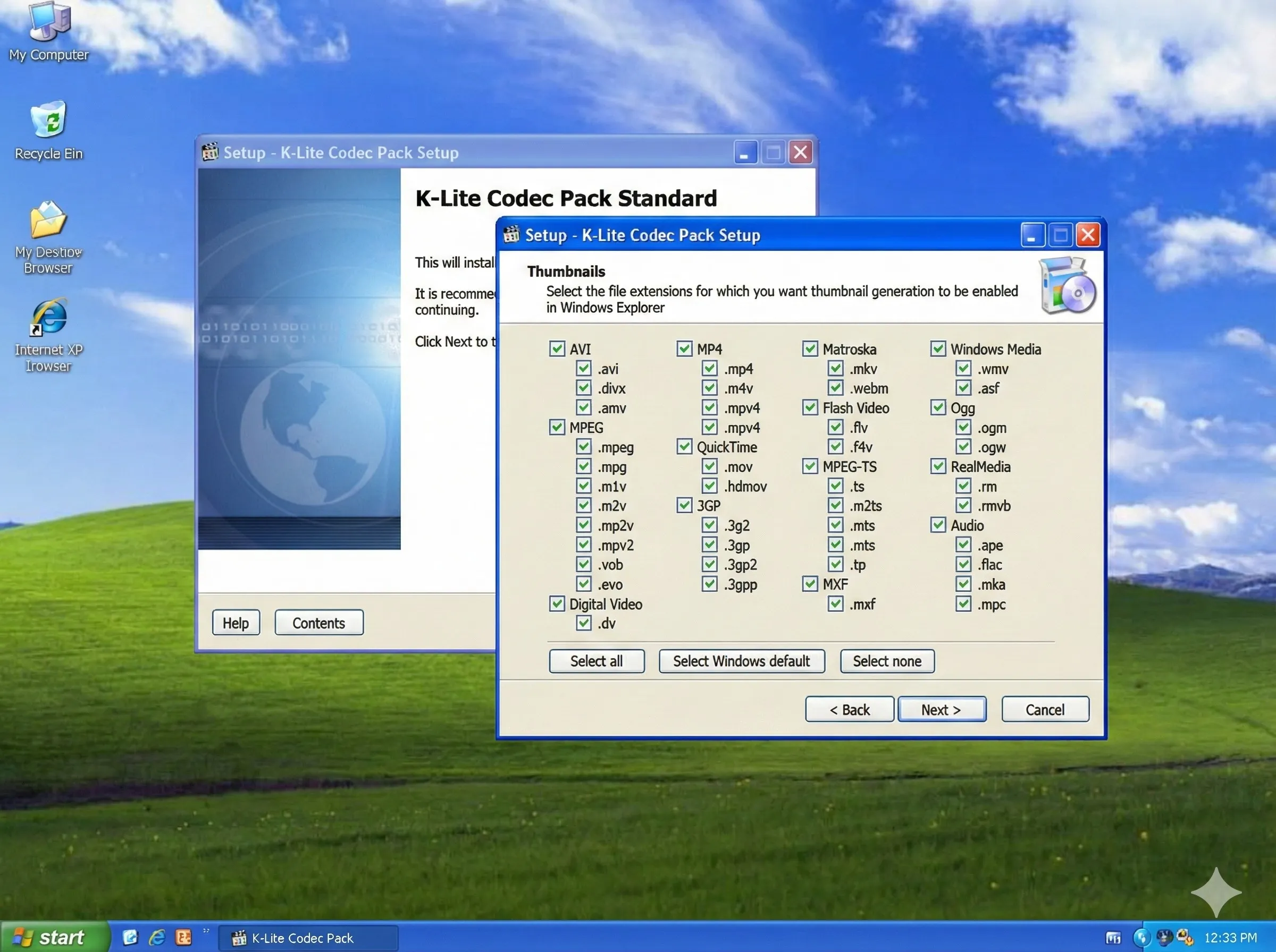 DVD Decoder: K-Lite Codec Pack