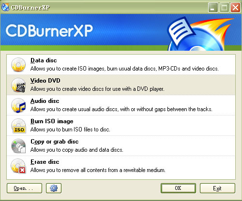 CDBurnerXP: imgburn alternative
