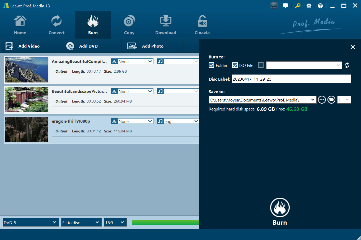 How to Burn Blu-ray with Leawo blu-ray burning software for mac