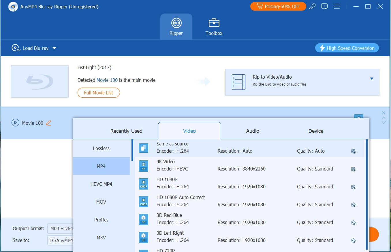 How to Convert Blu-ray to MKV with AnyMP4 Blu-ray Ripper