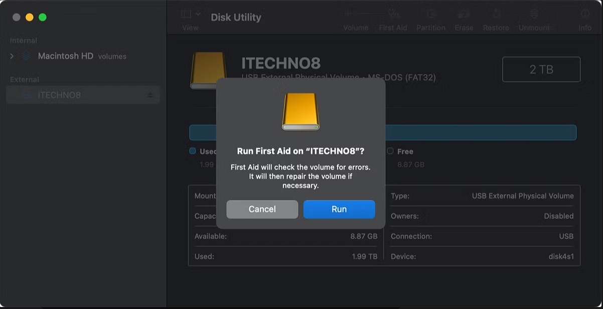  Insert a Blu-ray on Mac using Disk Utility
