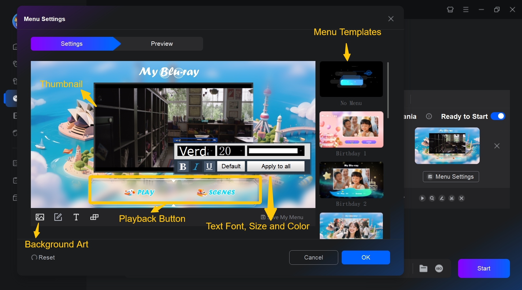 DVDFab mkv to blu ray Creator