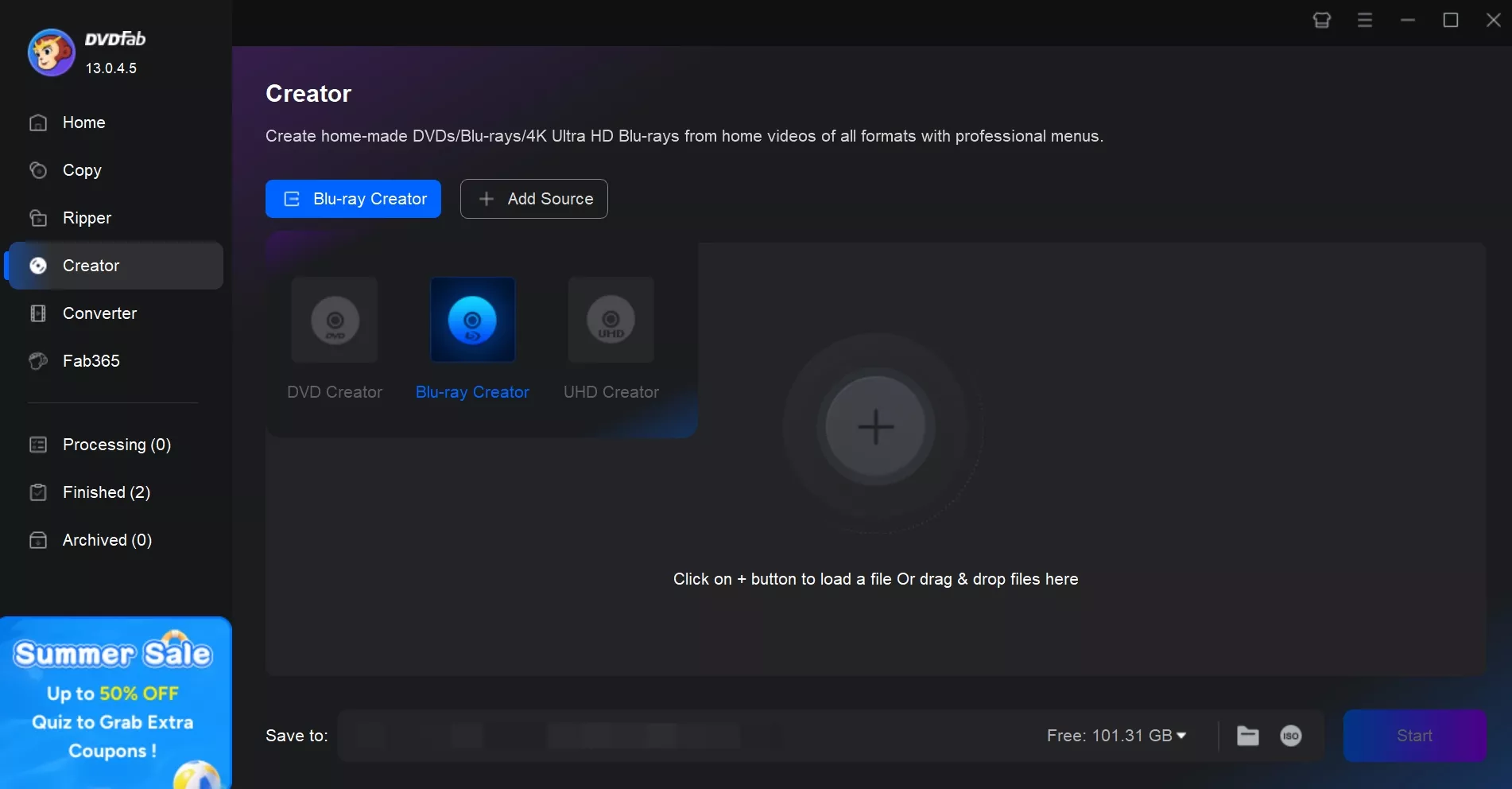 DVDFab mkv to blu ray burner software