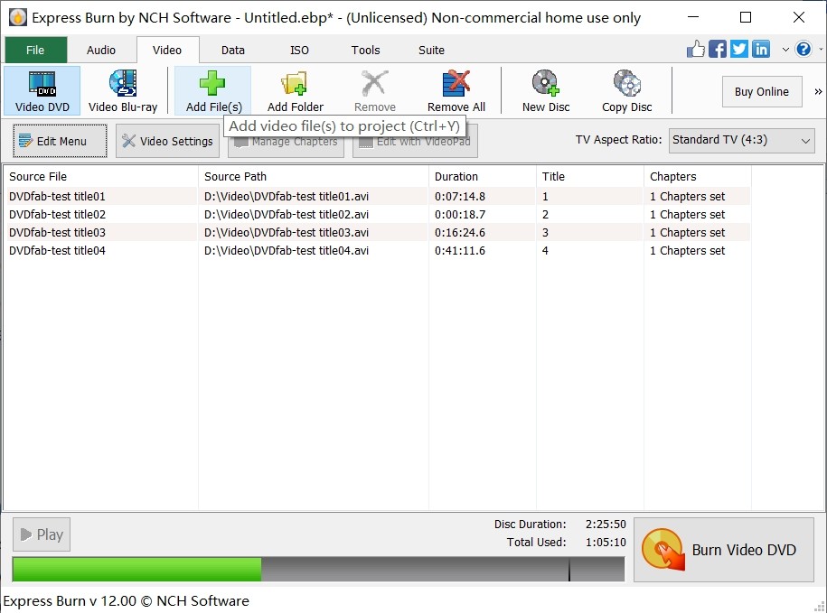 How to Burn MP4 to DVD on Mac Using Express Burn