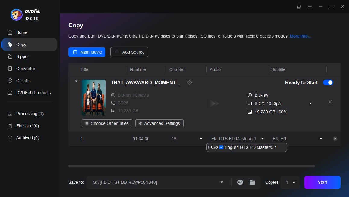 how to remove Cinavia from Blu-ray with DVDFab