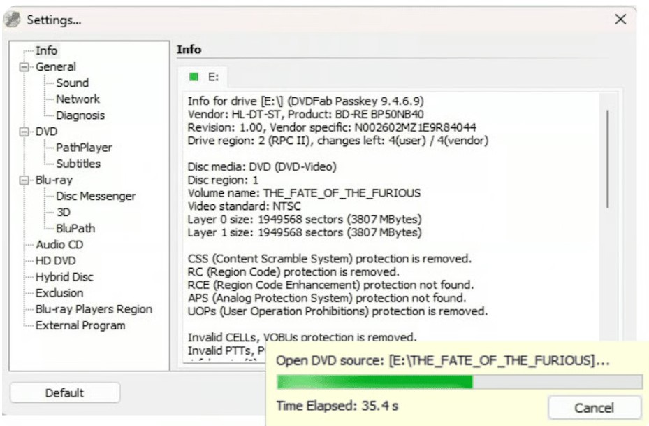 How to rip copyrighted DVD with Passkey for DVD