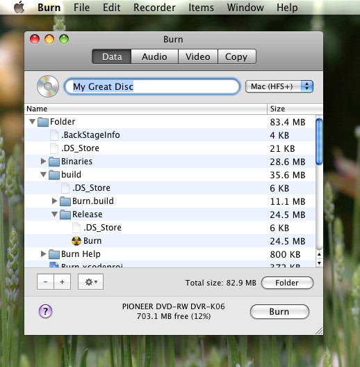 Free DVD Authoring Software for mac: Burn