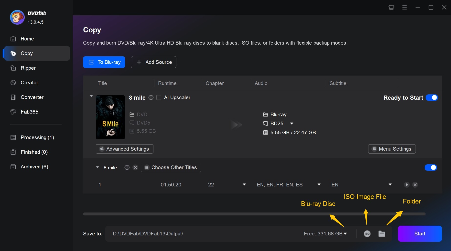 How to Convert DVD to Blu-ray with DVDFab