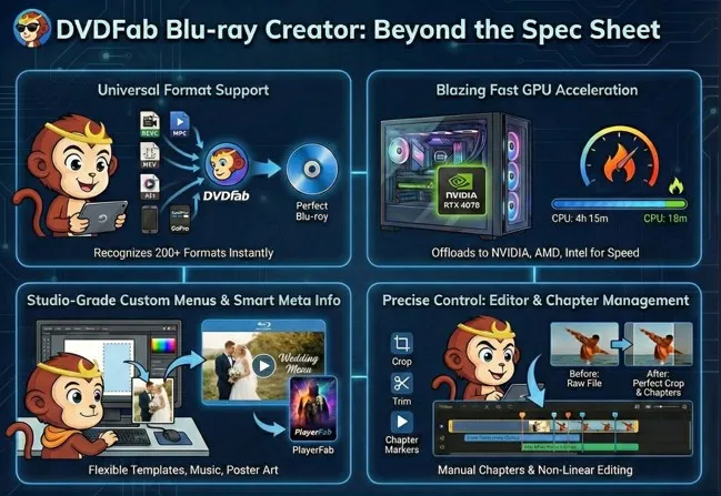 DVDFab Blu-ray Creator Core Features & Real-World Tests