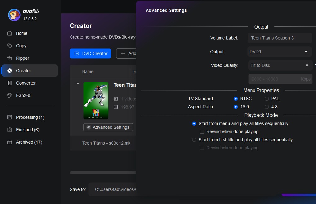 How to Make a DVD with DVDFab DVD Creator