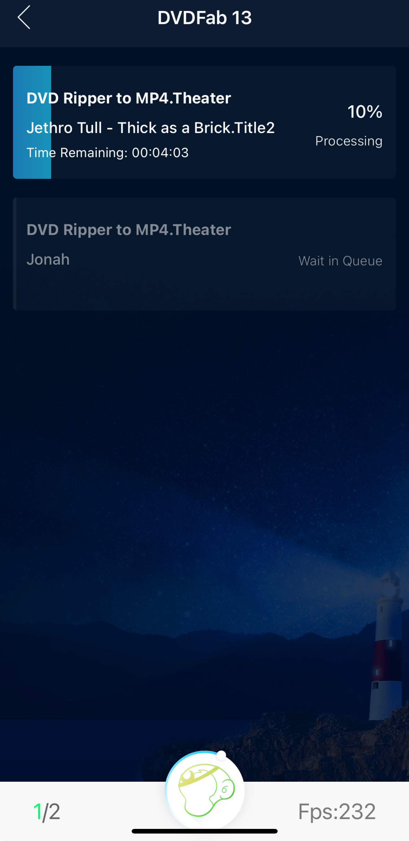 Use DVDFab Remote to Monitor Tasks