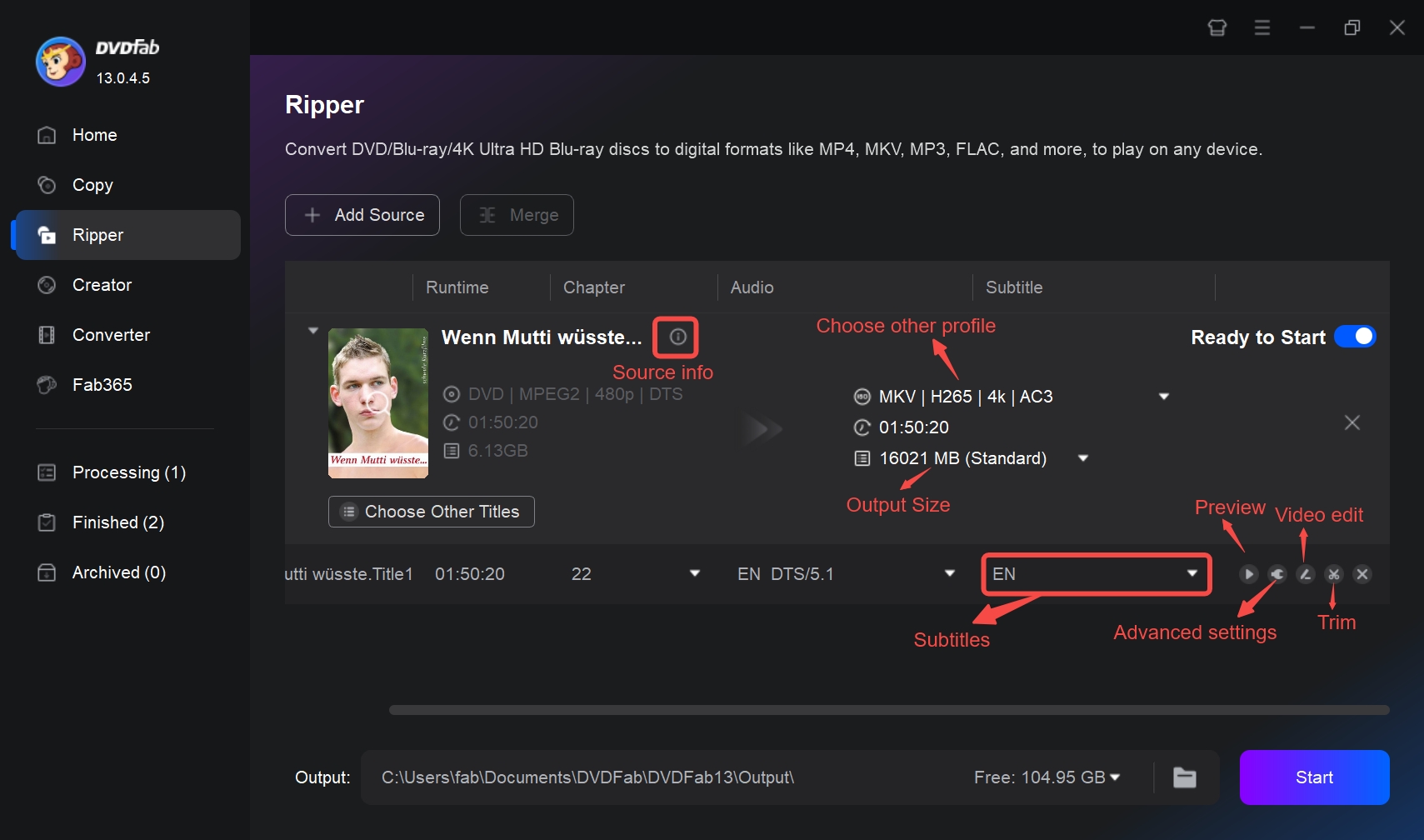 Solution to HandBrake No Valid Source Found