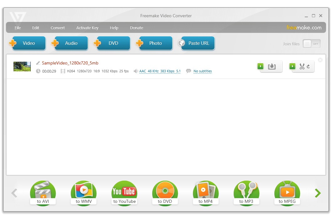 Convert Video to DVD Format: Freemake Video Converter
