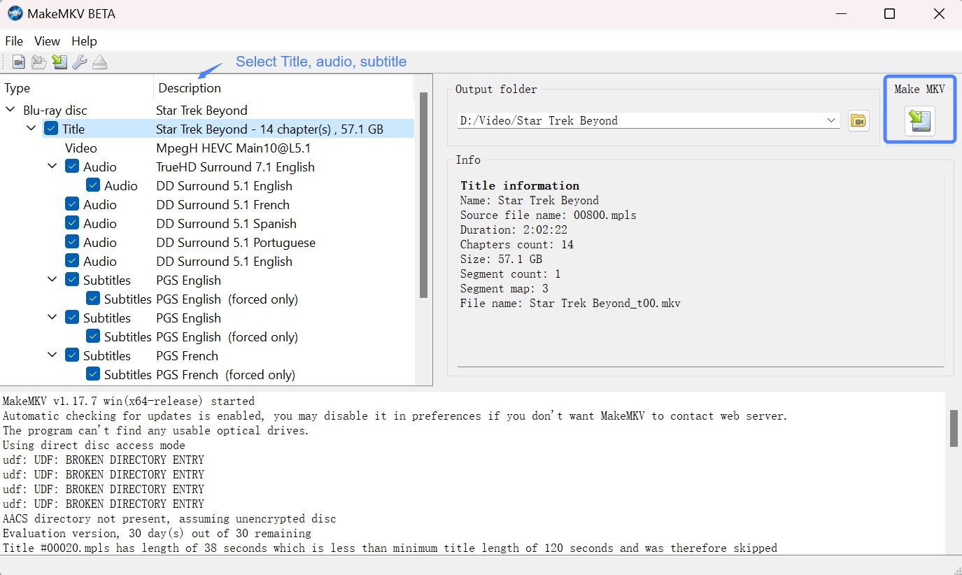 free dvd ripper for mac: MakeMKV