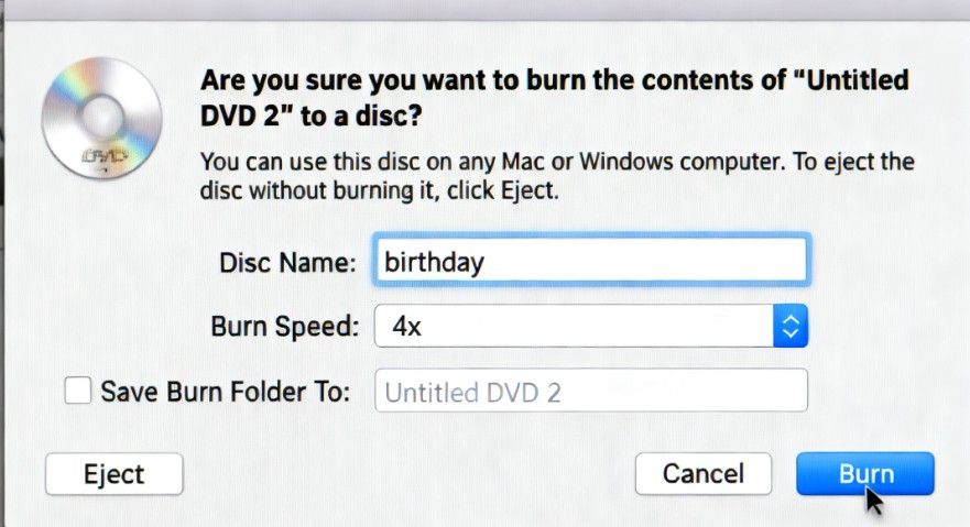 How to Make a DVD Free on macOS (Using Finder)