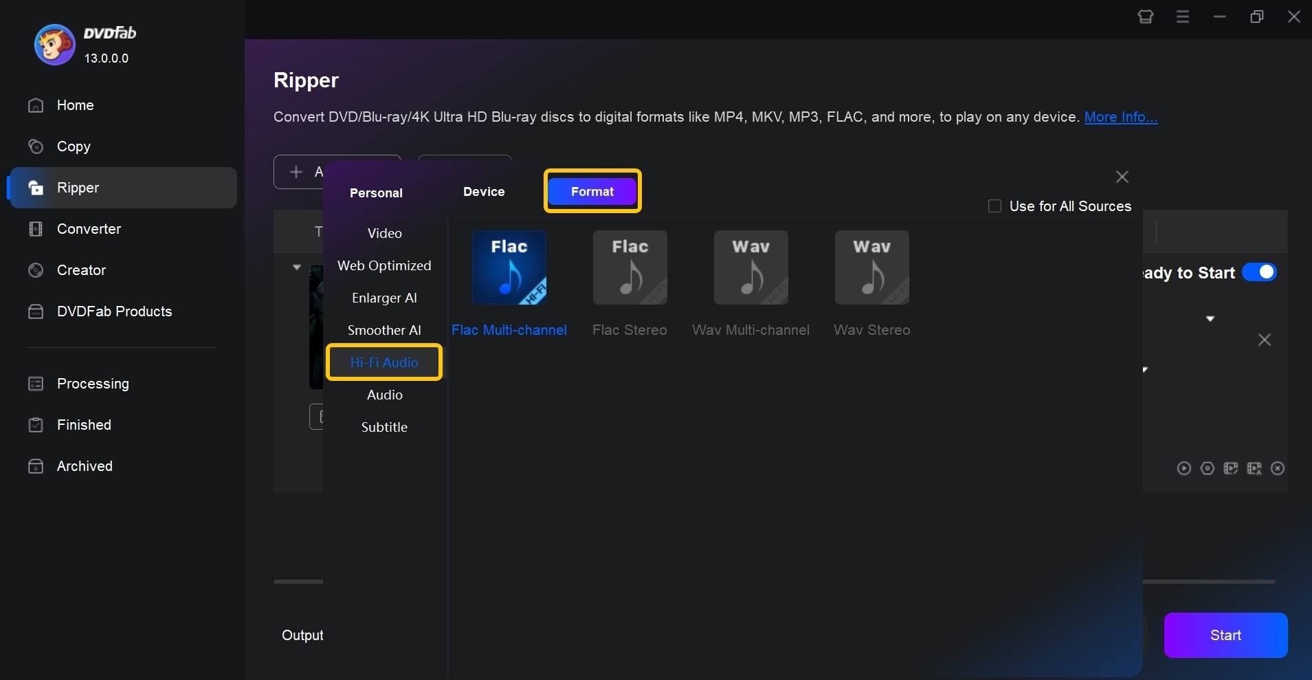 how to rip blu ray audio from blu-ray disc