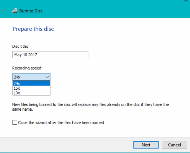 Copy DVDs with Windows File Explorer