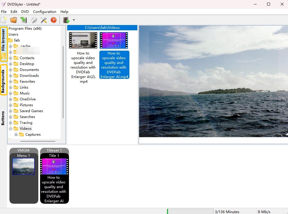 Steps to Convert MKV to DVD For Free Using DVDStyler