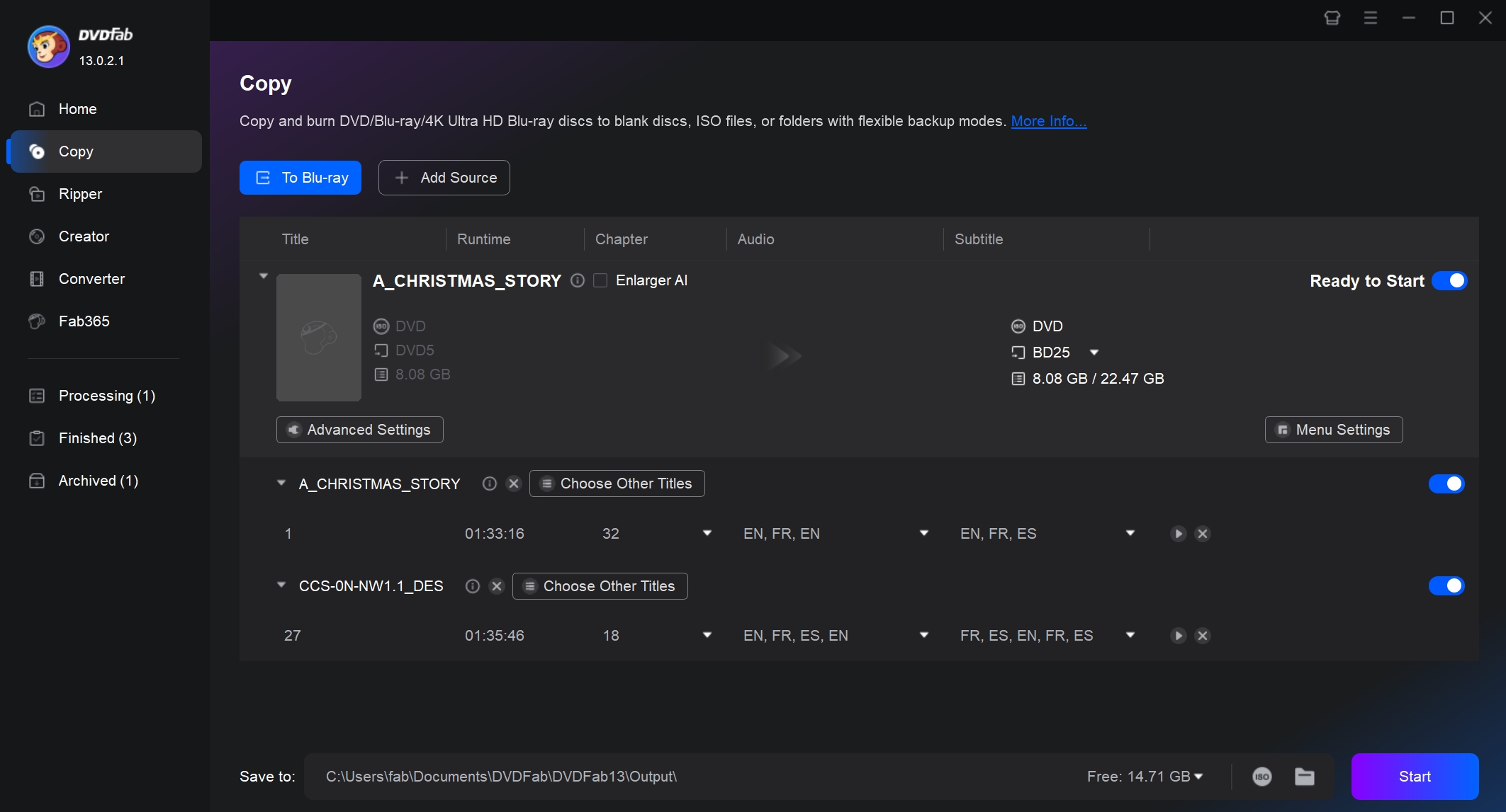 How to Convert Multiple DVDs to One Blu-ray - DVDFab