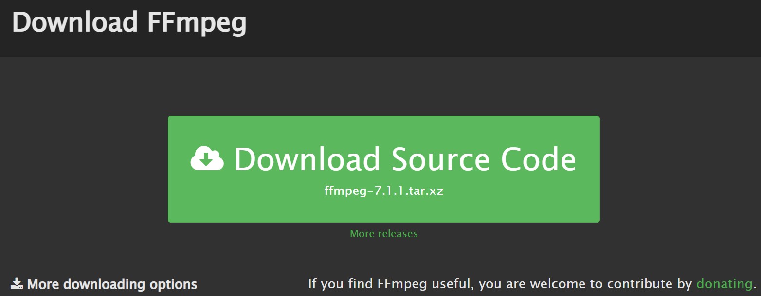 Best Open Source DVD Ripper: FFmpeg