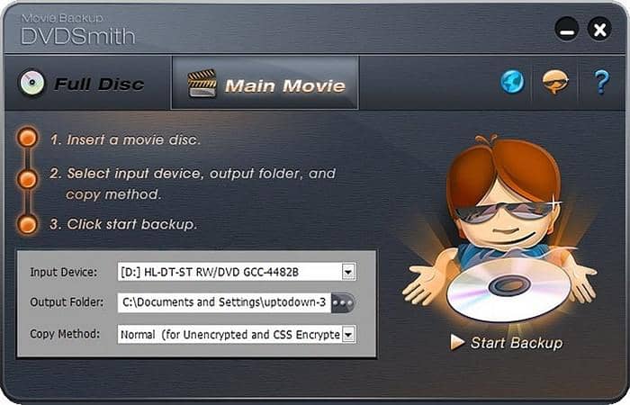 Remove Regular DVD Copy Protection with DVDSmith Movie Backup