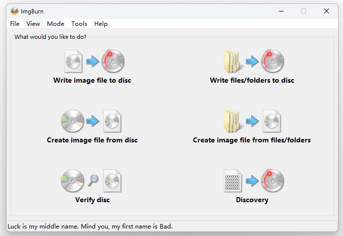  Build Blu-ray ISO Image with ImgBurn