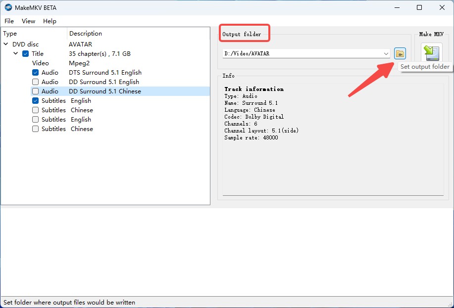 Rip DVD to a Lossless MKV with MakeMKV