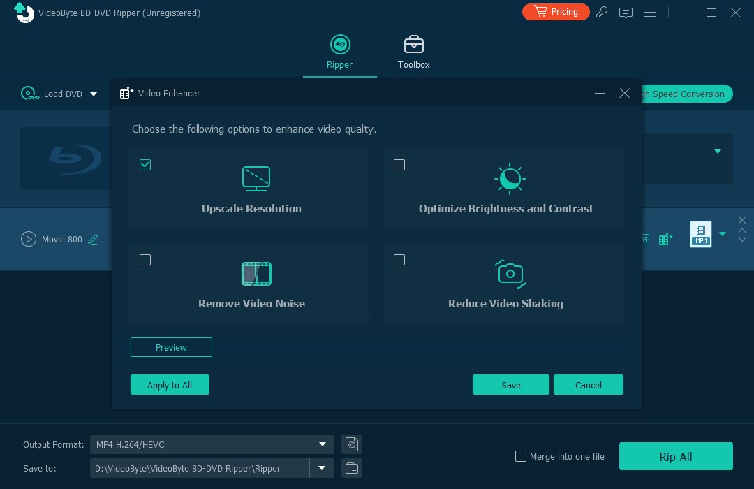 How to Rip DVDs/ Blu-ray using VideoByte BD-DVD Ripper
