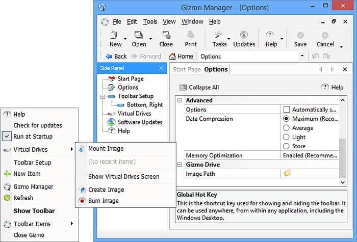 Windows Virtual Drive Simulator: Gizmo