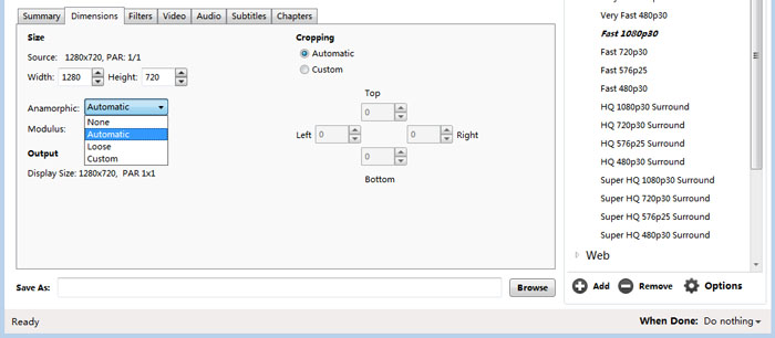 what is handbrake:What Is Handbrake Anamorphic