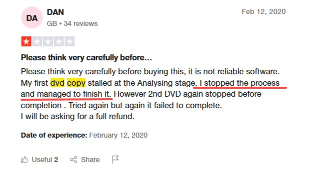 User Feedback of WinX DVD Copy Pro