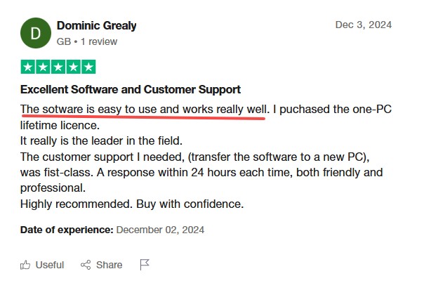 User Feedback of WinX DVD Copy Pro